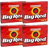 Wrigley Cinnamon Chewing Gum, 15 Stick (Pack of 4), 60 Gum Pieces, Cinnamon Gum