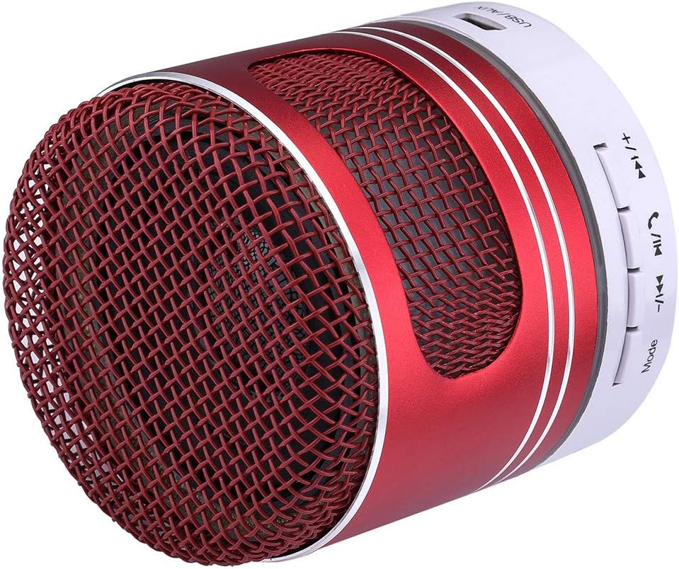 Ultra Portable Bluetooth Speaker with High-def Sound, Superior Stereo Perfect Wireless Speaker for Home, Outdoors, Travel Bluetooth Speaker USB Led Light Wireless Portable Music Box Subwoofer Small