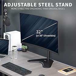 VIVO Single Monitor Desk Stand, Holds Screens up to