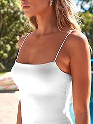 LILLUSORY Womens White Dresses Summer Spring Fall