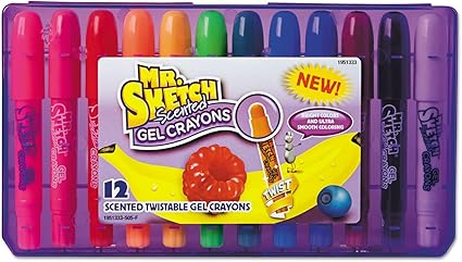 Mr Sketch Scented Gel Crayons Assorted Colors