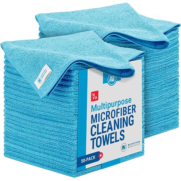 Neessno 12 Pack Kitchen Cloth Dish Towels - 11.5x11.5 Inch Super Absorbent Microfiber Rags, Light Green | Reusable, Fast Drying Cleaning Cloths