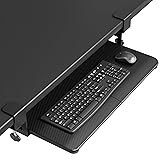 BONTEC Under Desk Keyboard Tray, 30" Slide-Out