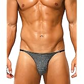 PAIZH Men's See Through Bikini Low Rise Sexy Briefs Mesh Breathable Bulge Pouch Underwear