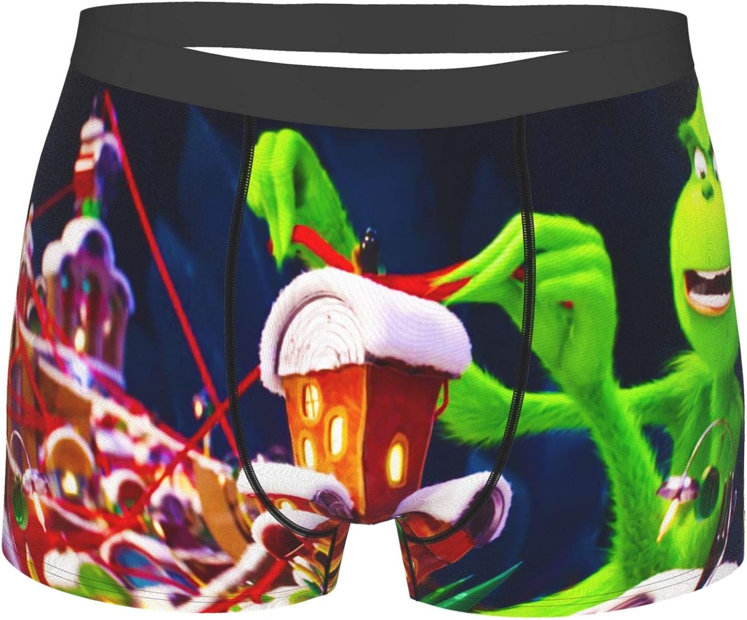 Dawiine The Grinch Comfortable Underwear Men's Boxer Briefs