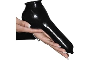 Lequida Latex Novelty Heavy-Duty Condom Cock and Ball Sheath (one Size) Black