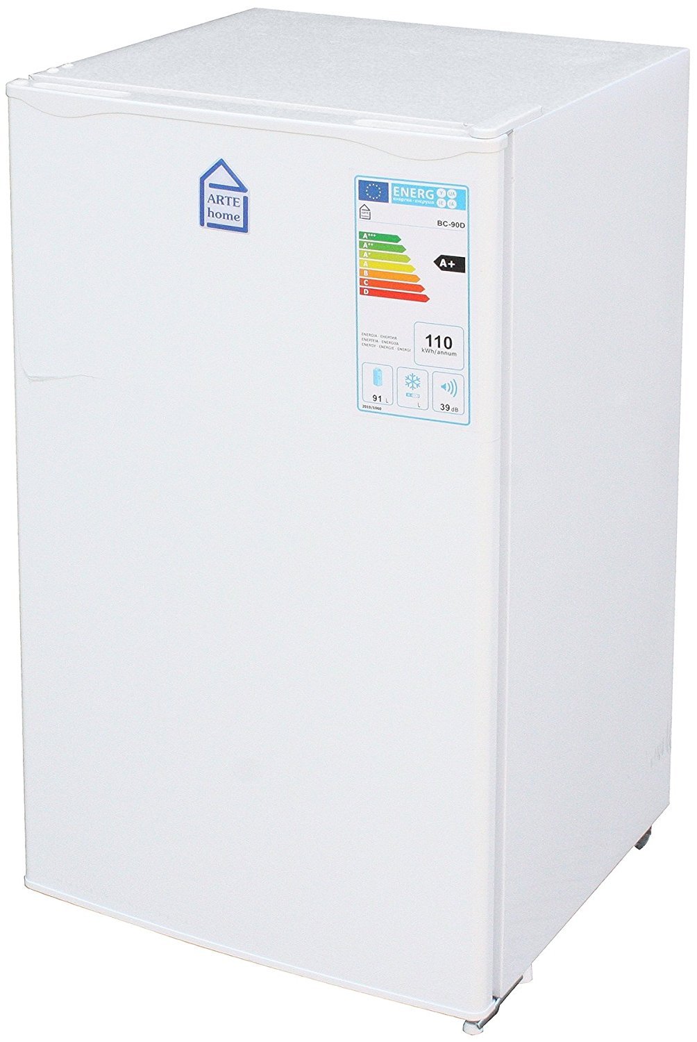 Arte Home AY 7102 Frigorífico/A +/85 cm/110 kWh/año/Congelador 90 ...