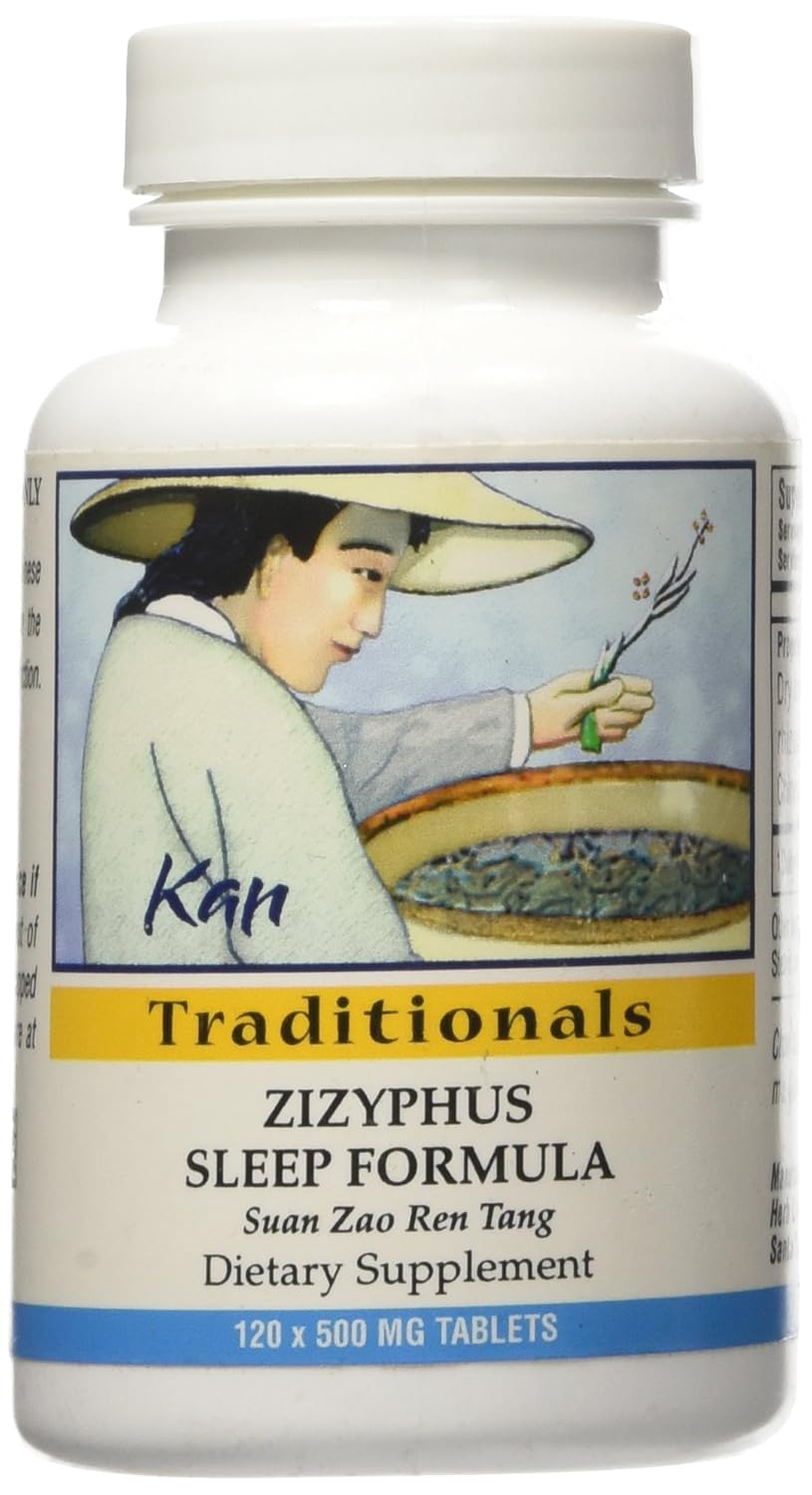 Amazon.com: Kan Herbs - Zizyphus Sleep Formula 120 tabs: Health & Personal Care