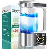 Portable Hypochlorous Acid (HOCL) Generator Machine, 2L Sodium Hypochlorous Solution Generator, Self-Made Electrolyzed Water System for Home Kitchen Hospital School Restaurant Bathroom Cleaning