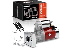 A-Premium High Torque Starter Motor [3HP|12V|2.0KW|9Teeth|OSGR|CW] Fit for GM Race Car, Small Block Chevy (SBC) 327 350 383, 