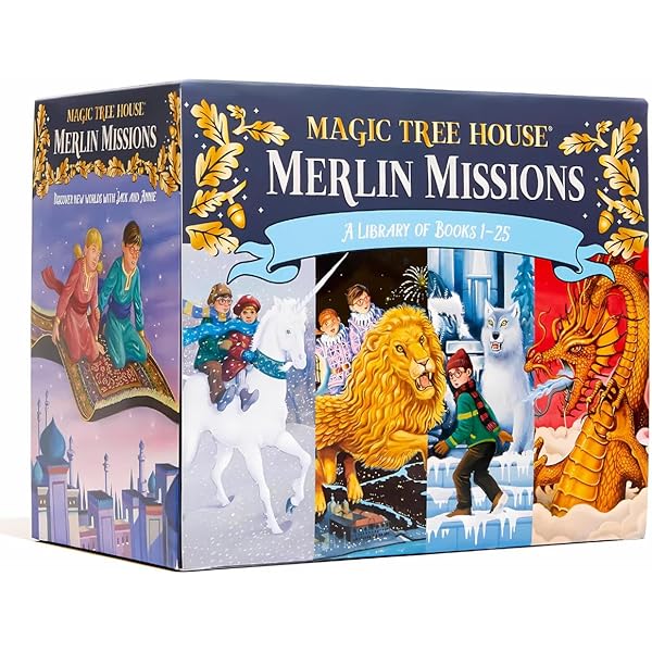 英語　Magic Tree House 60冊セット　Merlin Misson The Magic Tree House Library: Books 1-28 | Amazon.com.br