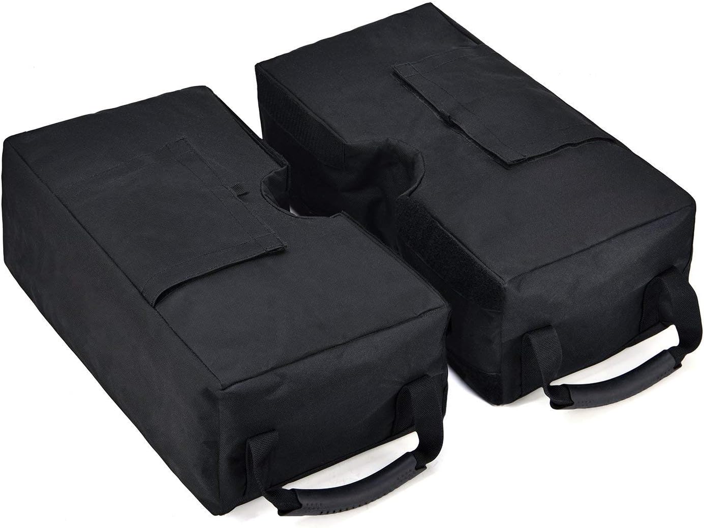QP Outdoor Detachable Umbrella Base Weight - 2 Piece, 18"" ~ fits Any Offset, Cantilever or Outdoor Patio Umbrella Stand