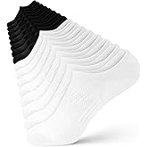 wernies No Show Socks Women - 8 Pairs Ankle Socks for Women, Low Cut Socks Short Cotton Socks, Invisible Casual Socks