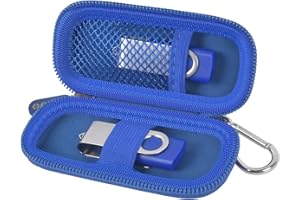 USB Flash Drive Case, SD Card Holder Compatible with Thumb Drive, Memory Cards, SDXC SDHC Storage Bag, Electronic Accessories