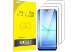 JETech Screen Protector for Samsung Galaxy A17 5G / 4G 6.7-Inch, 9H Tempered Glass Film, Anti-Scratch, HD Clear, 3-Pack