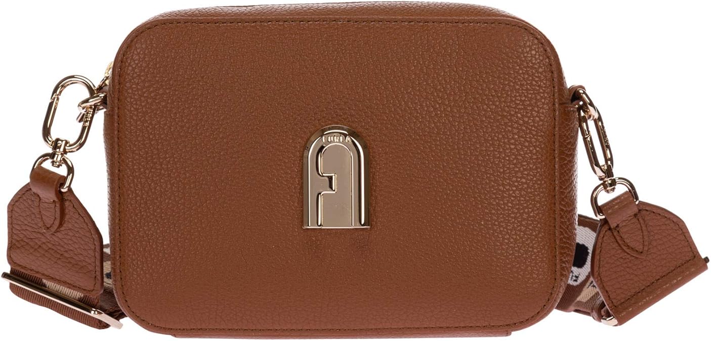Furla Sleek mini shoulder bag in tan leather Amazon.co.uk Shoes & Bags