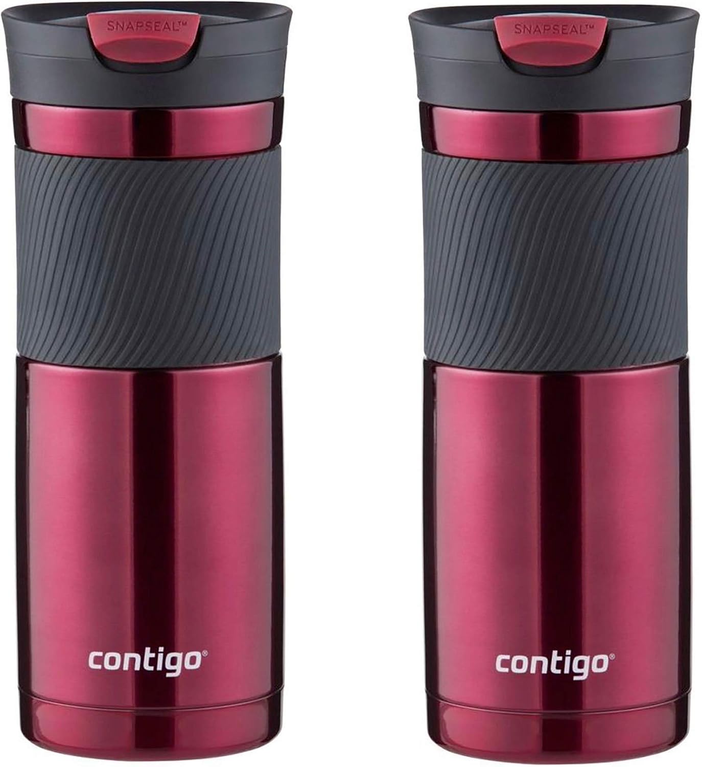 contigo 20oz snapseal byron stainless travel mug