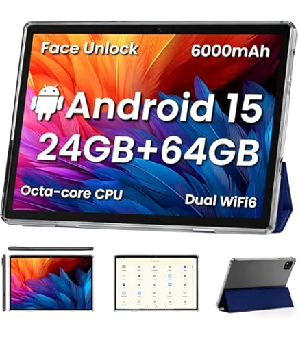 Amazon.com : TUOHAITIME Android 15 Tablet,10 inch Tablets, Octa