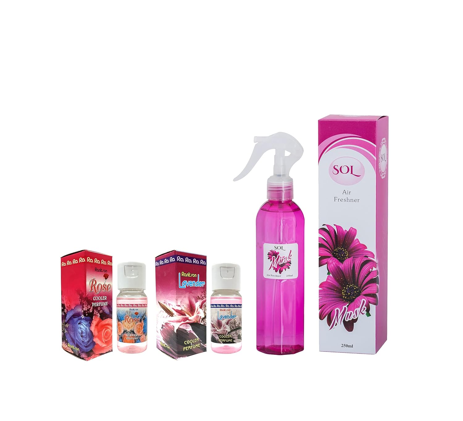 Beat The Heat Sol Air Freshener (1x250ml) & Cooler Perfume Combo