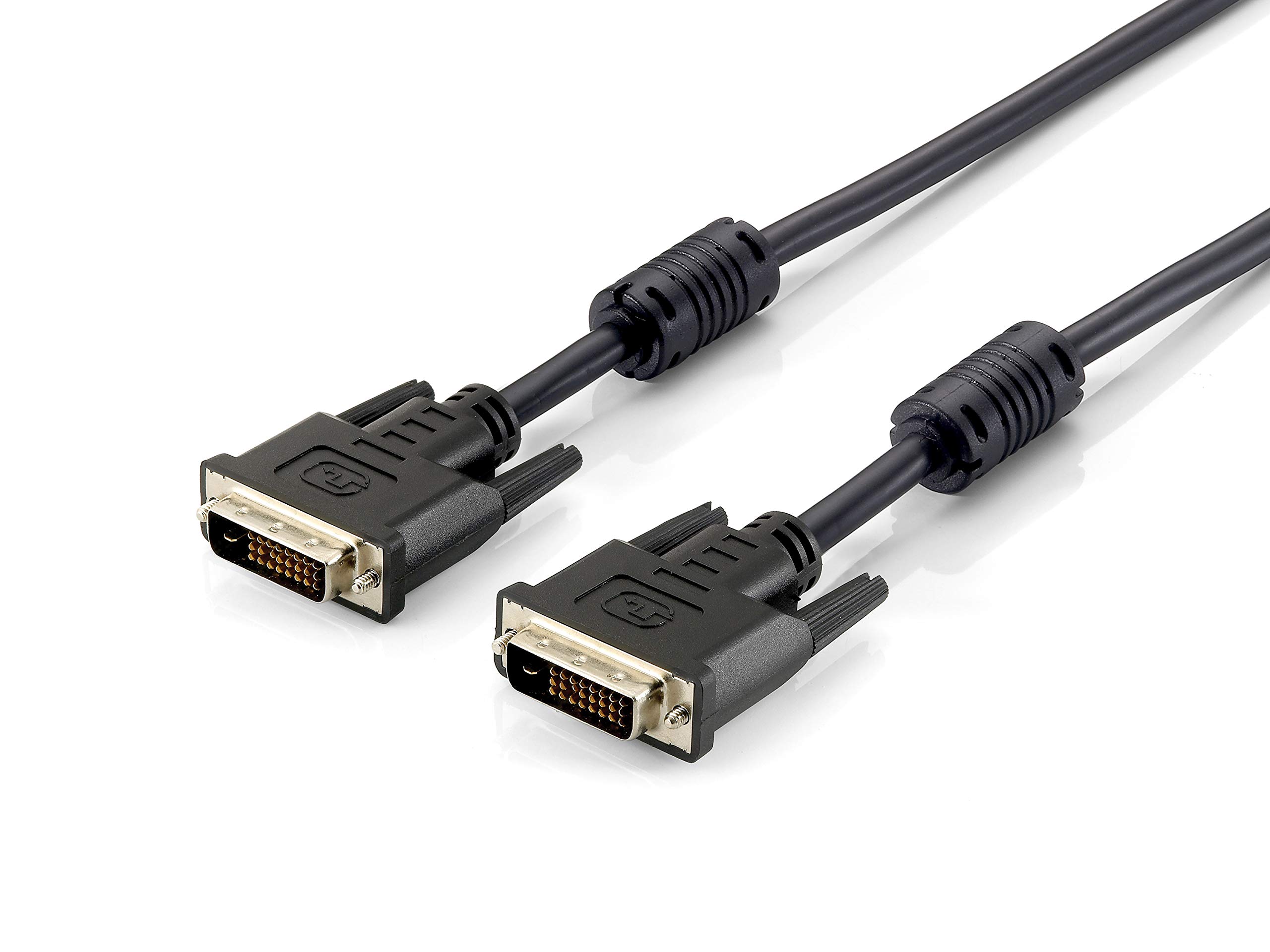 Equip DVI Digital Dual Link Cable with 2x Ferrite Cores 3 m Black