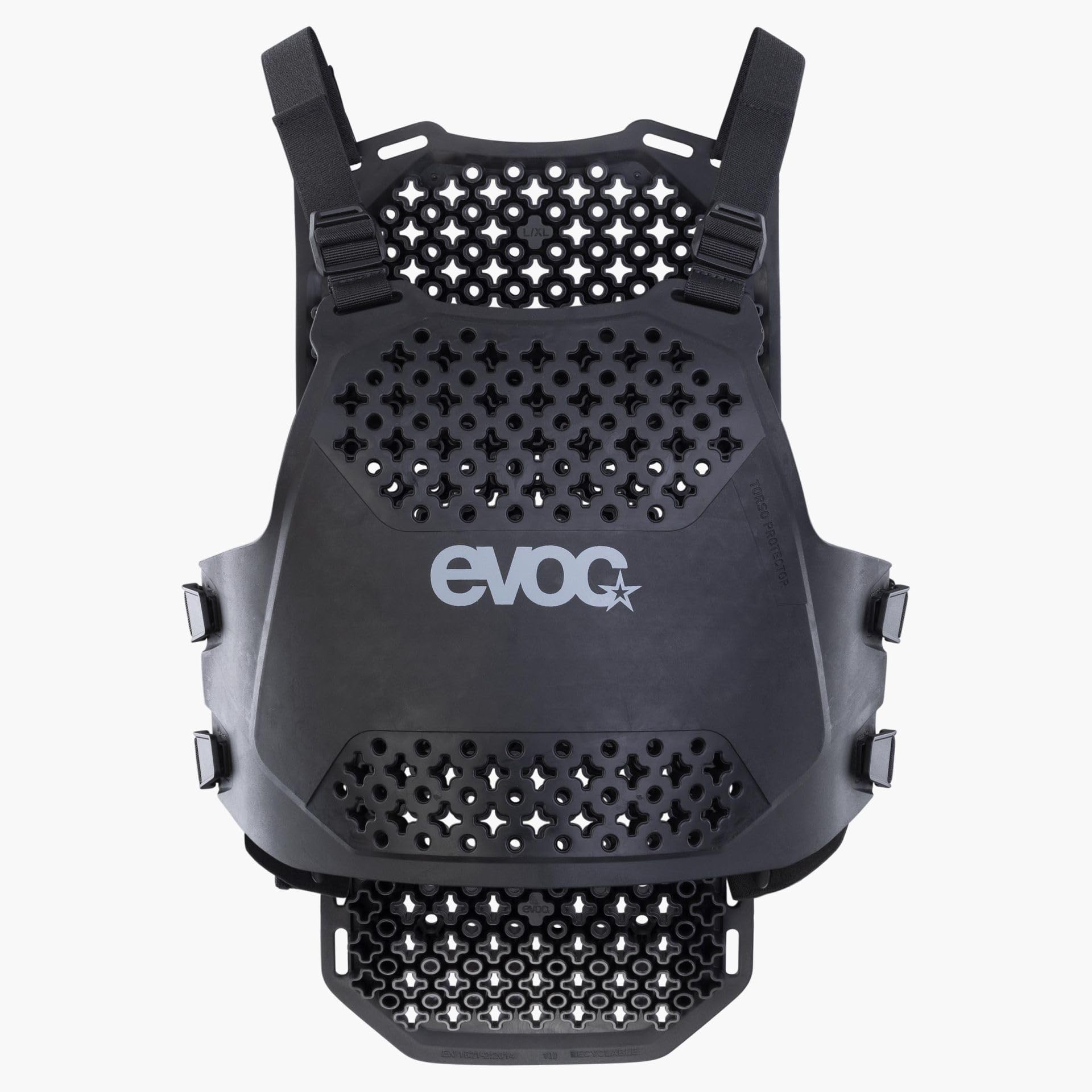 EVOC Torso Protector, Schutzweste (Rücken- und Brustschutz, Neue LITESHIELD Flex Protektortechnologie, höchste Flexibilität, unempfindlich gegen Temperatur, 3D-Belüftung, Größe: L / XL), Schwarz 3
