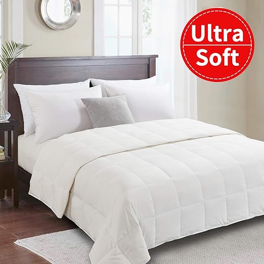 HOMBYS Lightweight King Size Down Blanket for Bed
