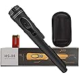 Fully Waterproof Pinpoint Metal Detector Pinpointer 360° Search Pinpointing Finder Probe Treasure Hunting Tool Accessories for Adults and Kids (Three Mode) 2023 Hs08-Black