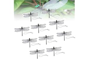 Dragonfly Hat Clip, Artificial Realistic Fake Dragonflies Fly Repelling Supplies, Dragon Fly Clips for Bugs, High Simulation 