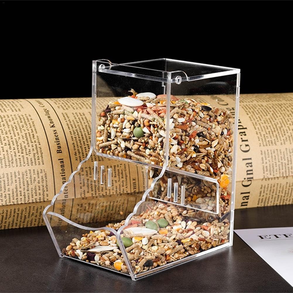 Hamster Food Feeder Automatic Hedgehog Food Bowl Food Bowl Suitable for Small Pets Such as Hamsters, Hedgehogs, Rabbits