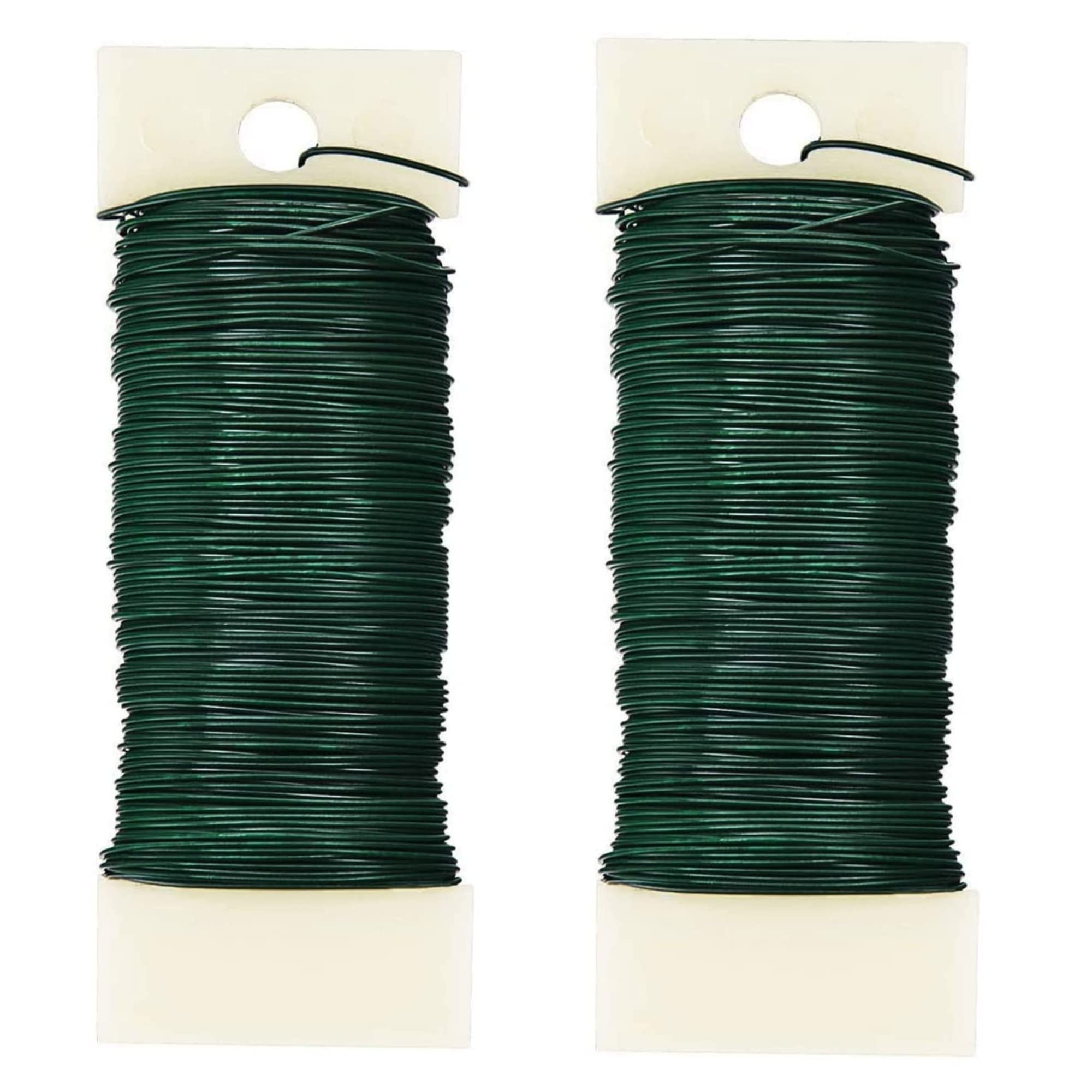 2pcs Florist Wires Green, Flower Arranging Accessories, Floral Floristry Wires For Wreath Making, Flower Arranging Supplies
