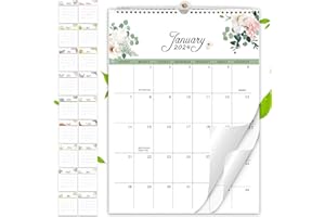 ARTIAIMS Calendar 2024-2025 Clearance, 18 Monthly Wall Calendar Runs from January 2024 to June 2025, Seasonal Plant Design Large 2024 Wall Calendar, 11.8*14.5inches 2024 Calendar for Easy Organizing (Vertical)