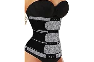 Womens Waist Trainer Cincher Corset Tummy Control Workout Sweat Band Slim Body Shaper Belt Weight Loss Sport Girdle