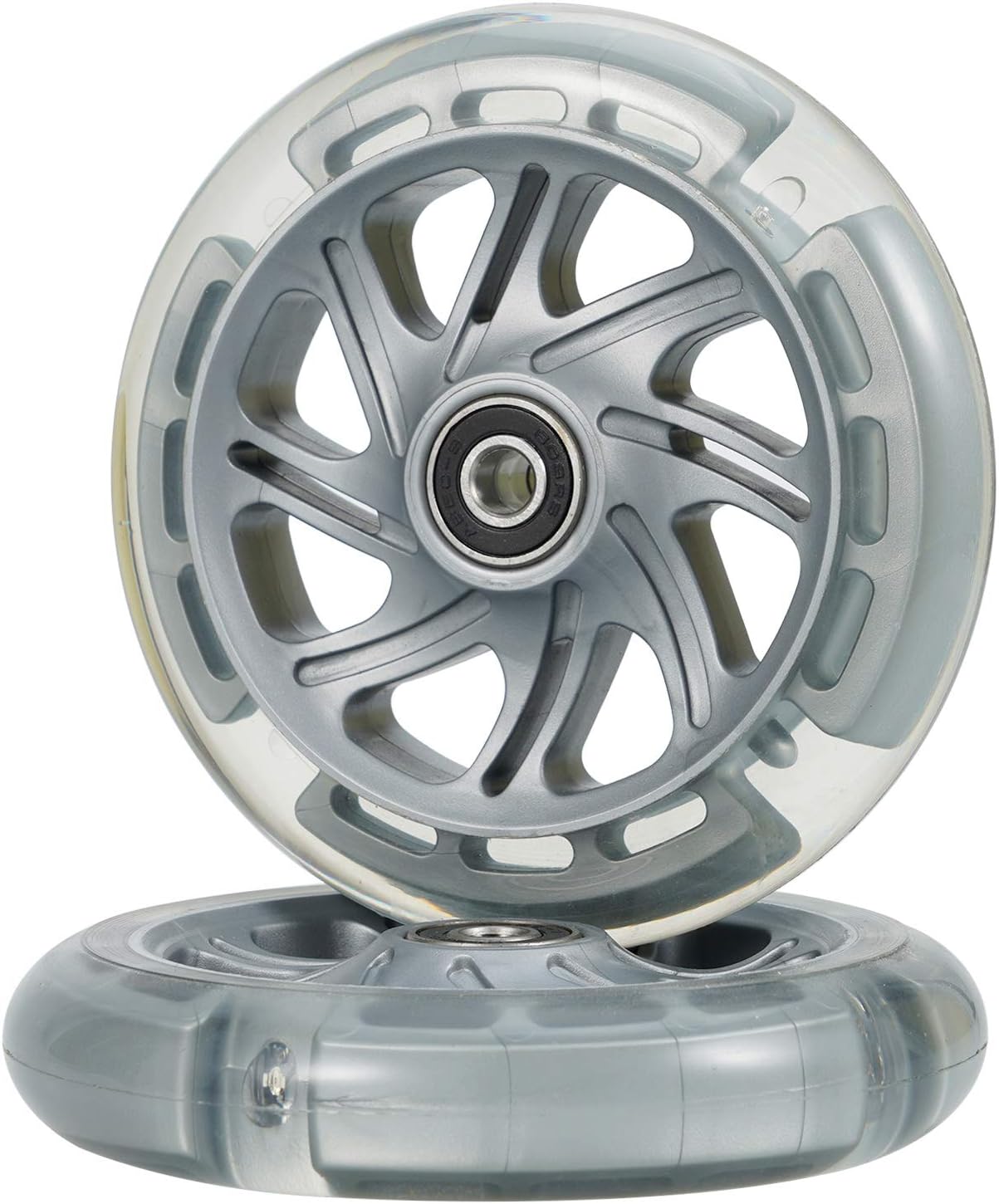 Kutrick Light Up Scooter Wheels Complete 120mm 3 Wheel Scooter LED