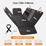 JOEJOY Dog Car Seat Cover Hammock Back Seat with Mesh Window Side Protection view 5