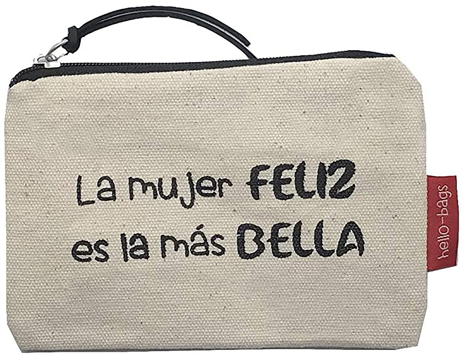 Econanos Hellobags2019 Canvas & Beach Tote Bag, 14 cm, White (Blanco)