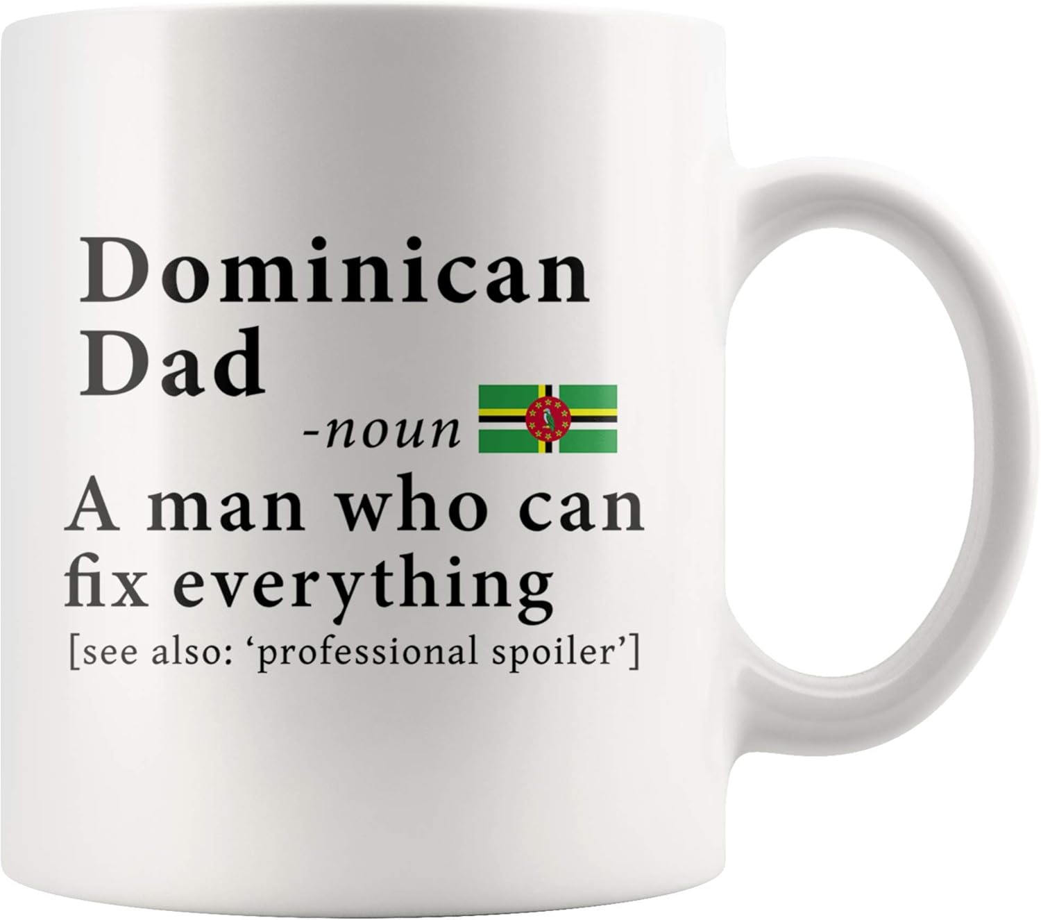 Amazon.com: Dominican Dad Definition Dominica Flag Fathers ...
