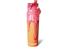 Frost Buddy 32oz Insulated Water Bottle with Straw & Chug Lid | Leak-Proof Stainless Steel | 24-Hours Cold | Sweat-Proof, Cup Holder Friendly | Ideal for Gym, Travel, Sports & Everyday Hydration