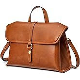 Kattee Leather Crossbody Purses for Women,Designer Women's Top-Handle Handbags,Flap Shoulder Bag with Adjustable Strap