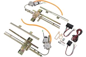 Power Window Conversion Kit, KIMISS Electric Window Conversion Kit with Switch Wire, Enhanced Comfort Replacement for Street 