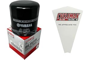 Cyclemax One Pack for Yamaha Oil Filter 5GH-13440-80-00 Contains One Filter and a Funnel
