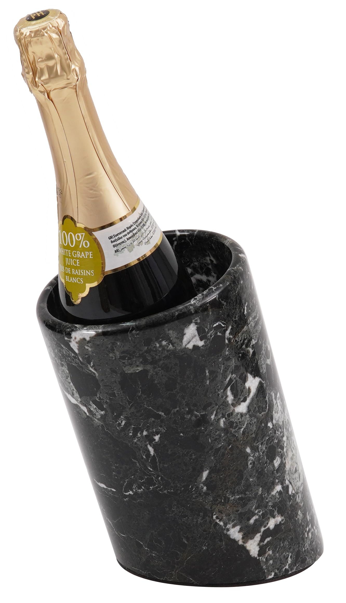 Radicaln Marble Wine Cooler Black 5"x8.5" Inch Handmade Home & Kitchen Gadgets Bottle Cooler - Drink Organizer Wine & Bar Accessories for Home Bar Set - Home Décor Kitchen Utensil Holder