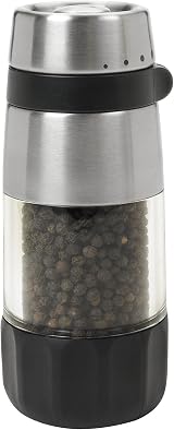 OXO Good Grips Accent Mess-Free Pepper Grinder Silver view 1