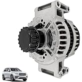 ShenBrala 36000210 Alternator 12V 150A w/Decoupler for Volvo XC60 2010-2014 | XC70 2008-2015, XC90 2007-2014, S60 2012, S80 2007-2015, V70 2008-2010; For Land Rover LR2 2008-2012; 31110082, 360002100