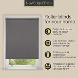 New Edge Blinds Basil Thermal Blackout Roller Blinds 110 cm x 165 cm view 2