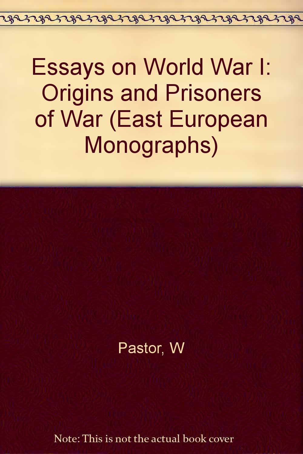 Essays On World War I Origins And Prisoners Of War War And - 