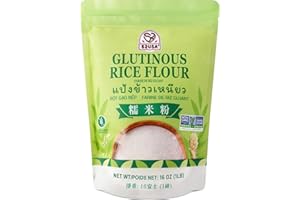 52USA Glutinous Rice Flour 16 Ounce (Basic), 1 Pound (Pack of 1), Rice Flour for Baking or Cooking, Product of THAILAND, All 