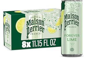 Maison Perrier Forever Lime Flavored Sparkling Water, 11.15 Fl Oz Cans, 8 Count 89.2 fl oz