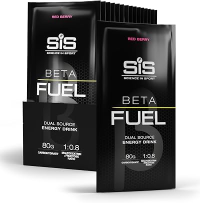 Science in Sport BetaFuel 80 Dual Source Energy Drink Powder Red Berry 80g Pack
