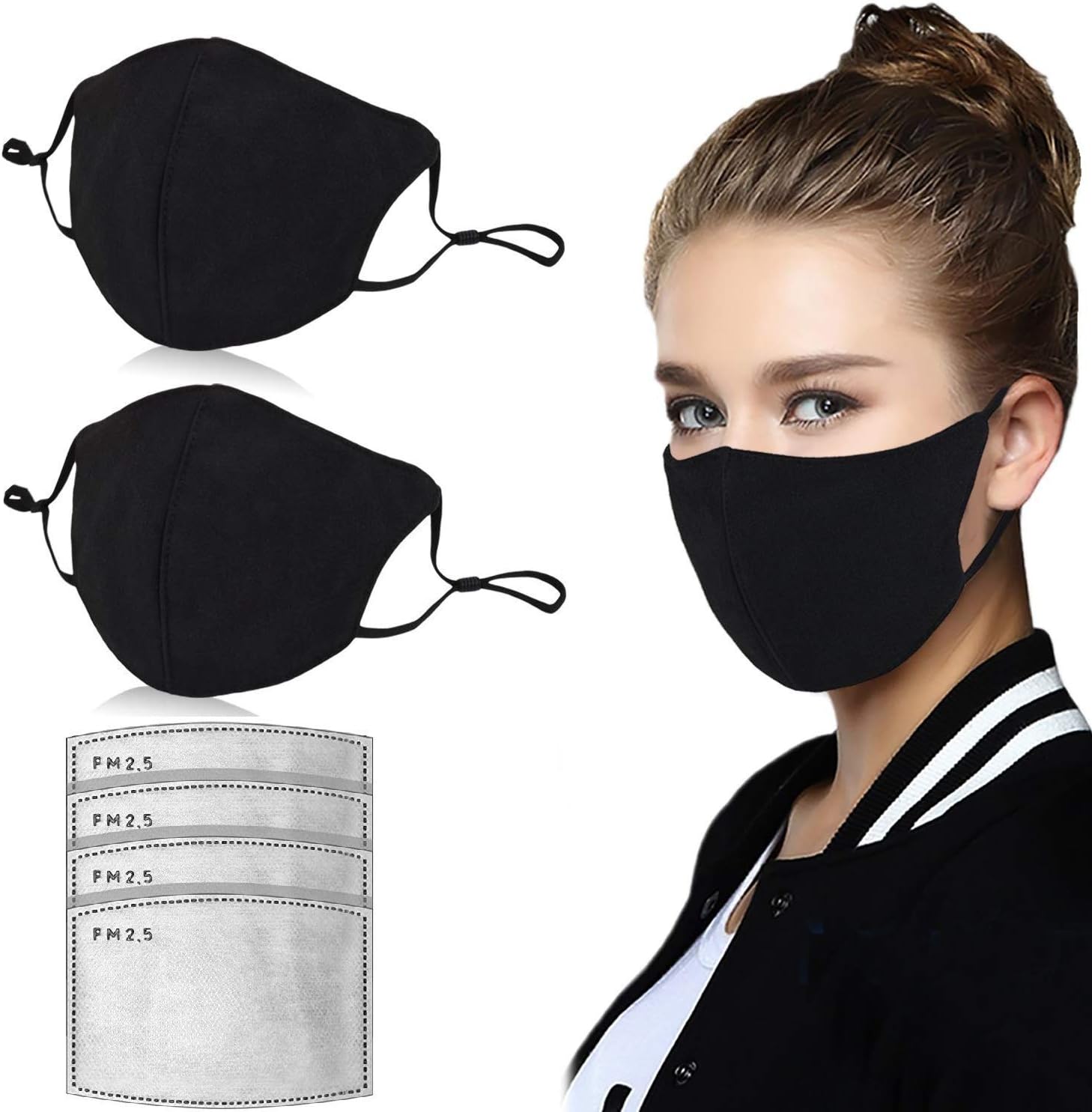 Dust Mask, LT Unisex Mouth Mask Dust Pollution Mask, 2 pcs Breathing