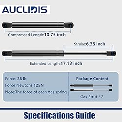 C16-02622 17 inch 28lb/125N Gas Strut Shock Spring